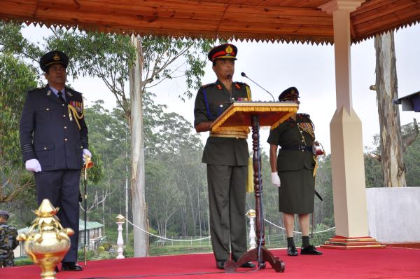 Passing Out Parade of Annual Assessment Camp of
NCC Air Wing Cadets (Girls) Held at The Combat
Training School Diyatalawa