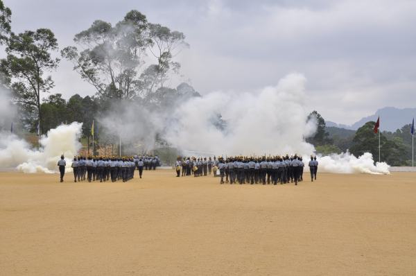 Passing Out Parade of Annual Assessment Camp of
NCC Air Wing Cadets (Girls) Held at The Combat
Training School Diyatalawa