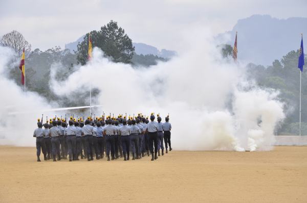 Passing Out Parade of Annual Assessment Camp of
NCC Air Wing Cadets (Girls) Held at The Combat
Training School Diyatalawa