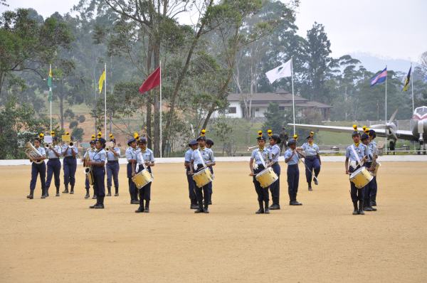 Passing Out Parade of Annual Assessment Camp of
NCC Air Wing Cadets (Girls) Held at The Combat
Training School Diyatalawa