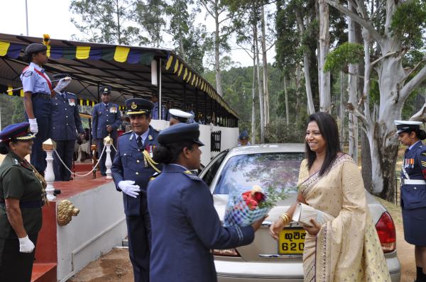 Passing
Out Parade of Annual Assessment Camp of NCC Air
Wing Cadets (Girls) Held at The Combat Training School
Diyatalawa