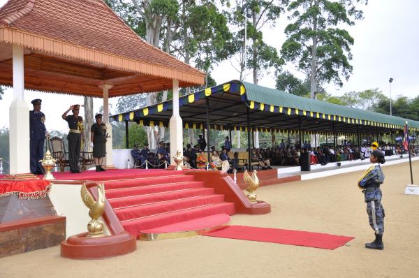 Passing Out Parade of Annual Assessment Camp of
NCC Air Wing Cadets (Girls) Held at The Combat
Training School Diyatalawa