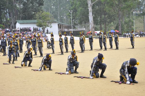 Passing Out Parade of Annual Assessment Camp of
NCC Air Wing Cadets (Girls) Held at The Combat
Training School Diyatalawa