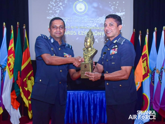 CERTIFICATE AWARDING CEREMONY OF NO. 24 ENGLISH MEDIUM AND NO. 95 SINHALA MEDIUM NCO MANAGEMENT COURSES