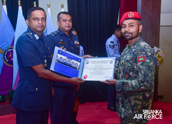 CERTIFICATE AWARDING CEREMONY OF NO. 24 ENGLISH MEDIUM AND NO. 95 SINHALA MEDIUM NCO MANAGEMENT COURSES