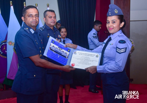 CERTIFICATE AWARDING CEREMONY OF NO. 24 ENGLISH MEDIUM AND NO. 95 SINHALA MEDIUM NCO MANAGEMENT COURSES