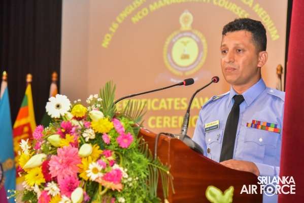 CERTIFICATE AWARDING CEREMONY OF NON COMMISSIONED OFFICERS’
MANAGEMENT COURSES