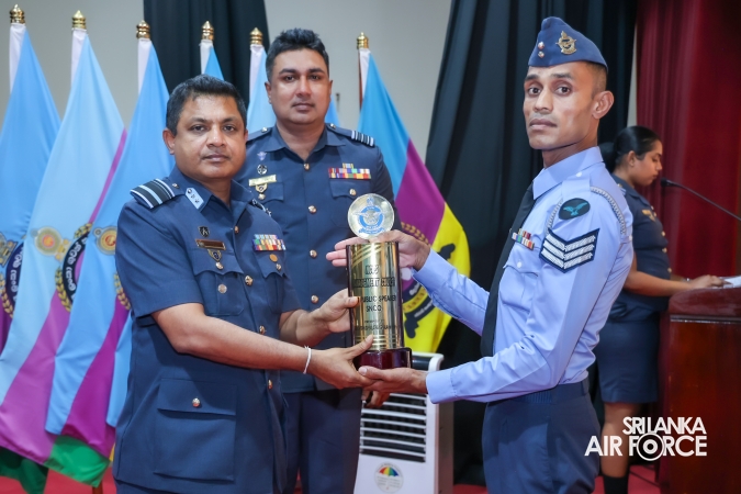 CERTIFICATE AWARDING CEREMONY OF NO. 01 NCOMC I ENGLISH AND SINHALA MEDIUM COURSES HELD AT SLAF ACADEMY CHINA BAY