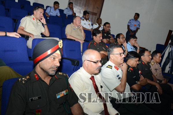 A Delegation from the Indian NDC Visits Air Force Headquarters