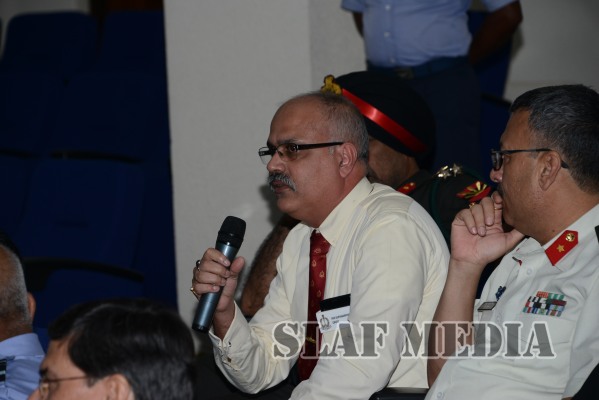 A
Delegation from the Indian NDC Visits Air Force Headquarters