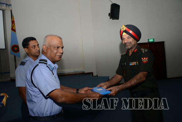 A
Delegation from the Indian NDC Visits Air Force Headquarters
