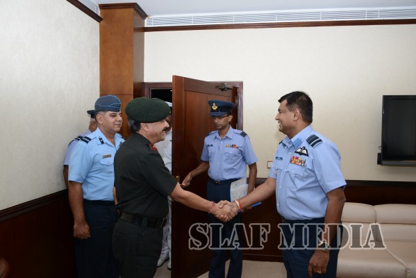 A
Delegation from the Indian NDC Visits Air Force Headquarters