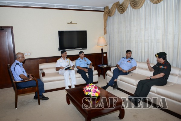 A
Delegation from the Indian NDC Visits Air Force Headquarters