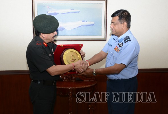 A
Delegation from the Indian NDC Visits Air Force Headquarters