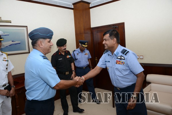 A
Delegation from the Indian NDC Visits Air Force Headquarters