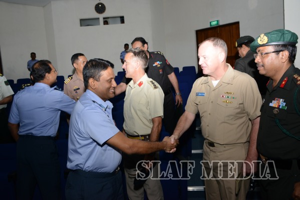 A Delegation
from the Indian NDC Visits Air Force Headquarters