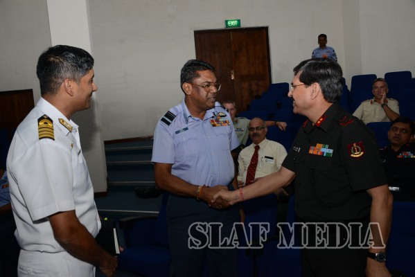 A Delegation from the Indian NDC Visits Air Force Headquarters