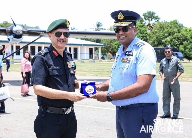 SLAF FACILITATES AIR TRANSPORT FOR VISITING INDIAN NDC DELEGATION