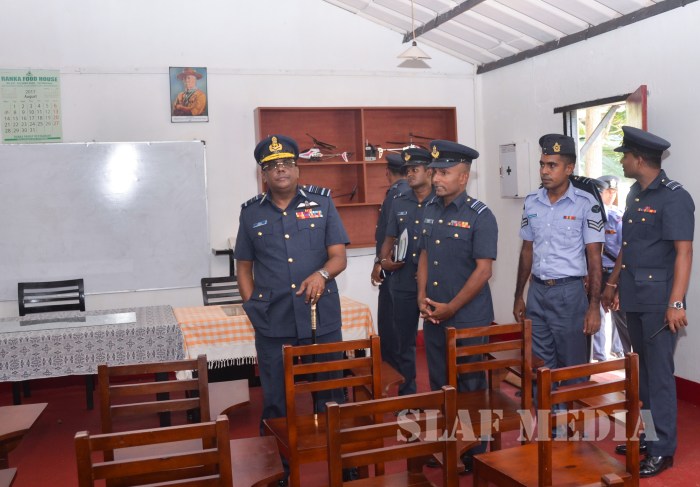 The Commander of the Air Force visited 1ST Negombo Air Scout Group