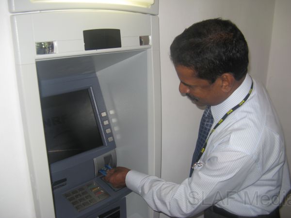 Installation of A New ATM Machine at SLAF Base Vavuniya