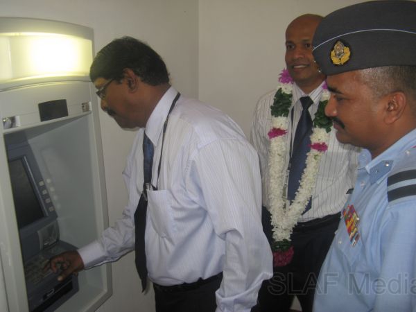 Installation of A New ATM Machine at SLAF Base Vavuniya