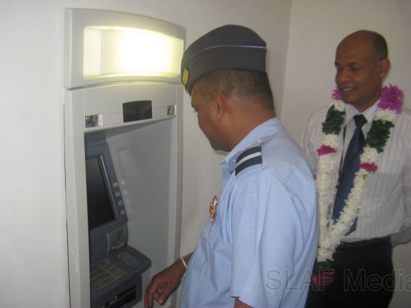 Installation of A New ATM Machine at SLAF Base Vavuniya