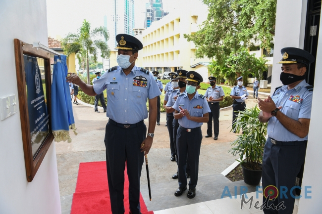 Four Storied Accommodation Block at SLAF Station Colombo Declared Open by the Commander