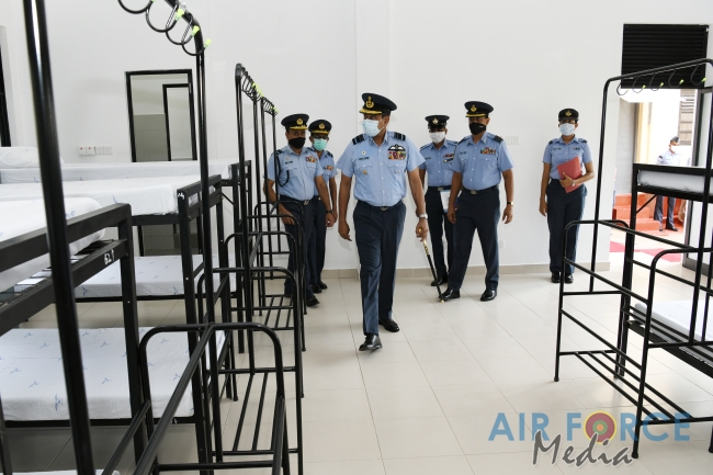 Four Storied Accommodation Block at SLAF Station Colombo Declared Open by the Commander