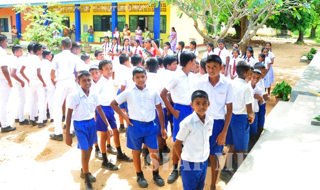 Handing Over of renovated class room building at “Sinharajagama Vidyalaya”
