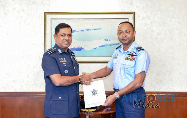 NEW CHIEF OF STAFF OF THE SRI LANKA AIR FORCE APPOINTED