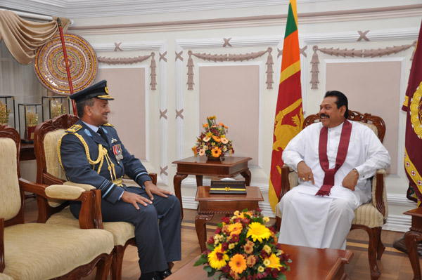 SLAF Commander calls on the President
