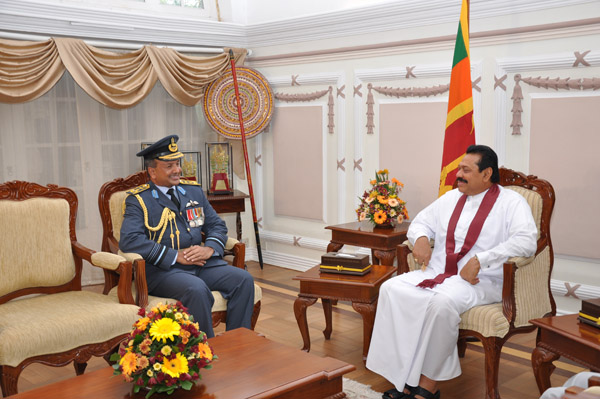 SLAF Commander calls on the President