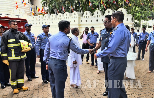 New Fire and Rescue Unit Established at the Temple of the Tooth Relic of Lord Buddha