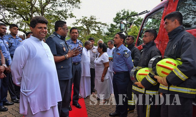 New Fire and Rescue Unit Established at the Temple of the Tooth Relic of Lord Buddha