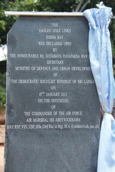 The Opening Of 04th Golf Course in Sri Lanka