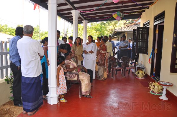 New House for Parents of Late Squadron Leader Monath Perera