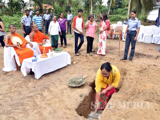 New House for the Family of Late Air Commodore Janaka Karunarathne
