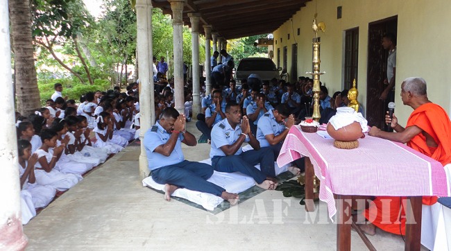 Community Service Project by SLAF Station Weerawila