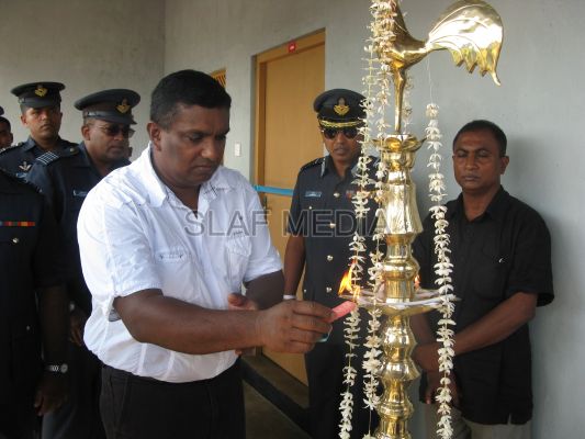 Newly Constructed House Handed Over to Civil Staff Person