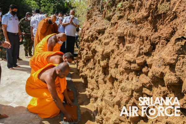 FOUNDATION STONE PLACES FOR RESTORATION OF NEELAGIRI STUPA