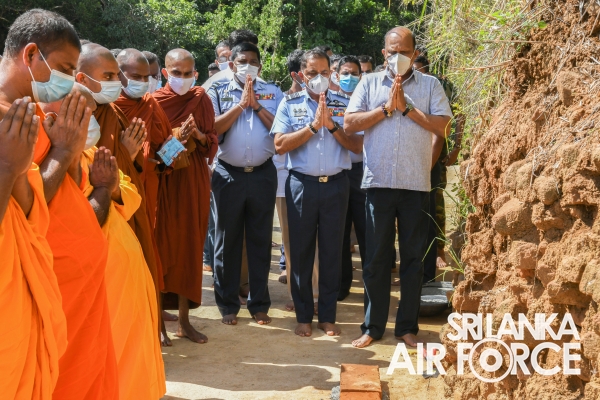 FOUNDATION STONE PLACES FOR RESTORATION OF NEELAGIRI STUPA