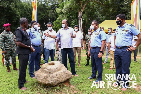 FOUNDATION STONE PLACES FOR RESTORATION OF NEELAGIRI STUPA
