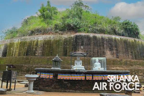 FOUNDATION STONE PLACES FOR RESTORATION OF NEELAGIRI STUPA