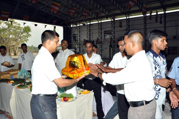 අංක 12 බළඝණයෙහි පිරිත් පිංකමක්