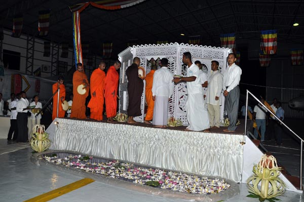 අංක 12 බළඝණයෙහි පිරිත් පිංකමක්