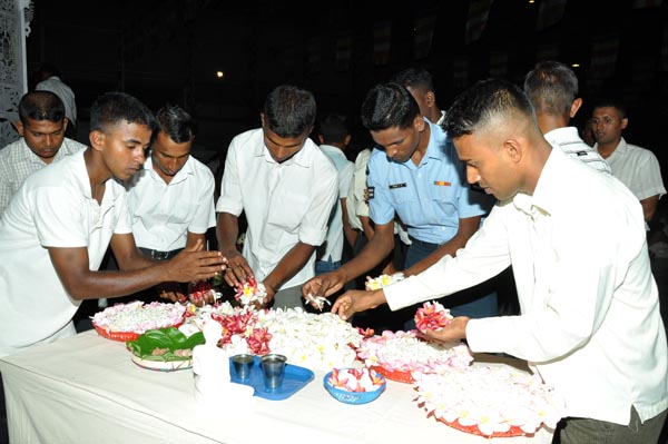 අංක 12 බළඝණයෙහි පිරිත් පිංකමක්
