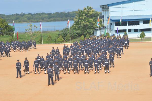 The Passing out parade of the No.155 Regular Airmen Recruit Course