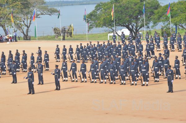 The Passing out parade of the No.155 Regular Airmen Recruit Course
