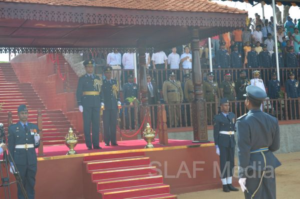 The Passing out parade of the No.155 Regular Airmen Recruit Course