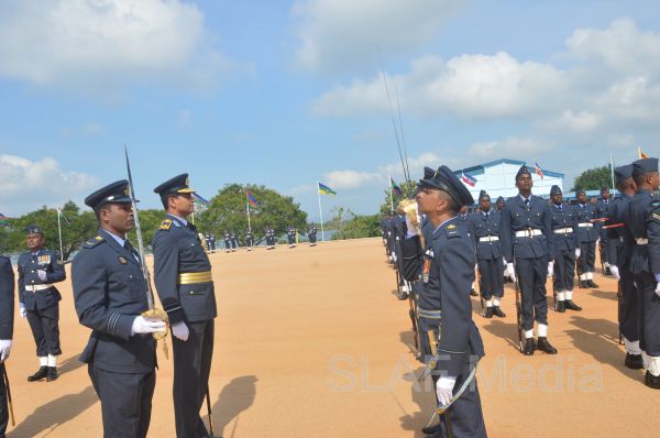 The Passing out parade of the No.155 Regular Airmen Recruit Course